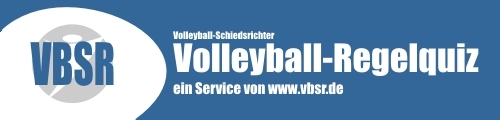 (VBSR) Volleyball-Regelquiz, ein Service von www.vbsr.de